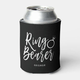 Ringbearer の原稿のスタイルのカスタムな結婚式 缶クーラー