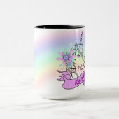 Ringer Mugという名前を追加できる マグカップ (中央)