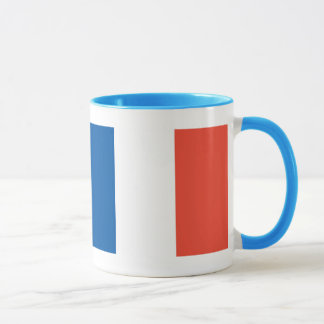 Ringer Tasse blau Frankreich Fahne マグカップ