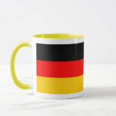 Ringer Tasse gelb Deutschland Fahne マグカップ (左)