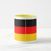 Ringer Tasse gelb Deutschland Fahne マグカップ (中央)