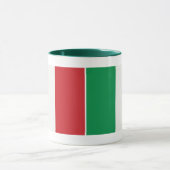 Ringer Tasse grün Italien Fahne マグカップ (中央)