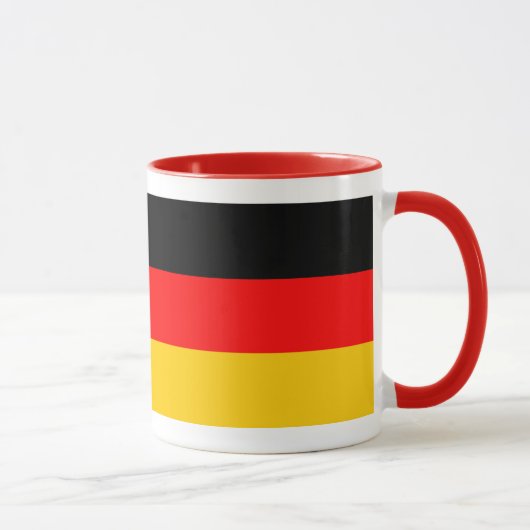 Ringer Tasse rot Deutschland Fahne マグカップ (右)