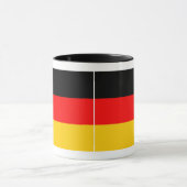Ringer Tasse schwarz Deutschland Fahne マグカップ (中央)