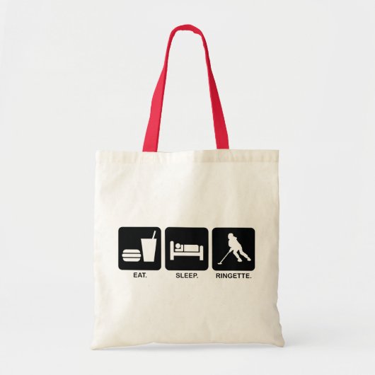 Ringetteの"睡眠のRingette"のトートバック食べて下さい トートバッグ (正面)