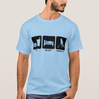 Ringetteの"睡眠のRingette"の大人の基本的なTシャツ食べて下さい Tシャツ
