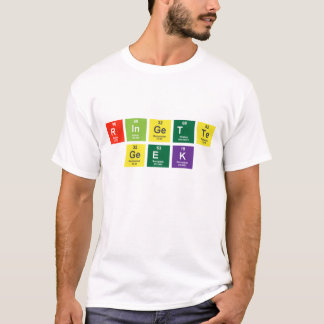 Ringette "Ringetteギーク"の大人のTシャツ Tシャツ