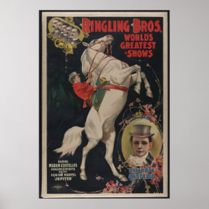 Ringling Brosのサーカスのヴィンテージポスター ポスター