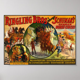 Ringling Brosのサーカスポスターヴィンテージ ポスター