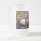 RINGNECKCALLSADDY -カスタマイズ フロストグラスビールジョッキ (正面左)