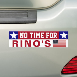 RINO に時間の余裕はない バンパーステッカー