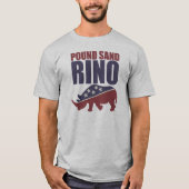 RINO 砂を握り締める、政治Tシャツ、MAGA Tシャツ (正面)