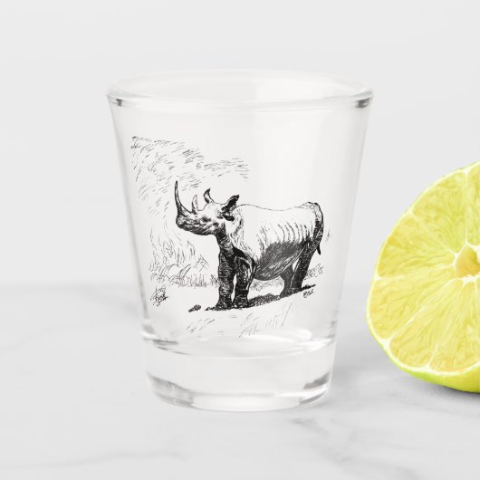 RINOCERONTE ショットグラス (正面)
