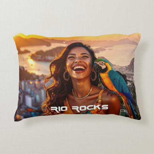 RIO DE JANEIRO アクセントクッション (正面)