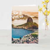 Rio De Janeiro カード (黄色い花)