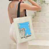 Rio de Janeiro, Brazil City Map Tote Bag トートバッグ