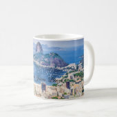 Rio de Janeiro, Brazil cityscape コーヒーマグカップ (正面右)