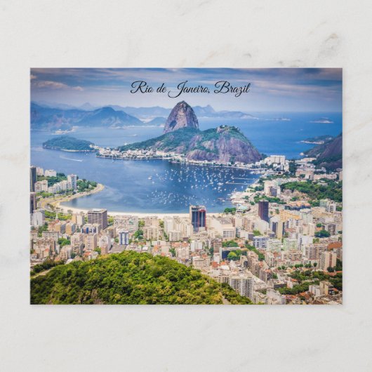 Rio de Janeiro, Brazil cityscape ポストカード (正面)