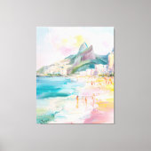Rio de Janeiro Brazil Painting Canvas キャンバスプリント (正面)
