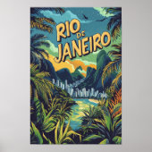Rio de Janeiro Brazil Travel ポスター (正面)