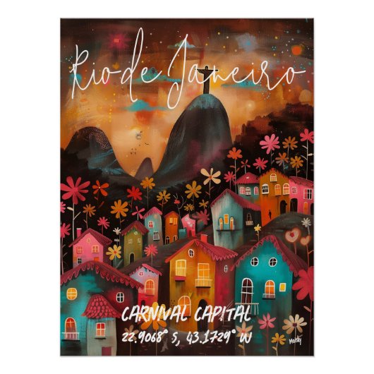 Río de Janeiro: Capital del Carnaval ポスター (正面)