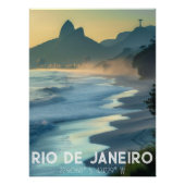 Río de Janeiro: Ciudad Maravillosa Playas Skyline ポスター (正面)