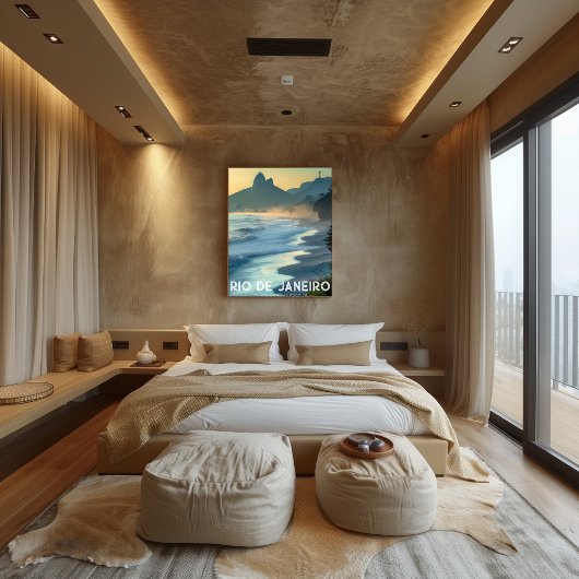 Río de Janeiro: Ciudad Maravillosa Playas Skyline ポスター