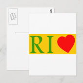Rio de janeiro love ポストカード (正面/裏面)
