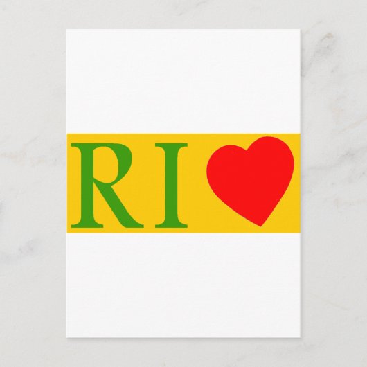 Rio de janeiro love ポストカード (正面)