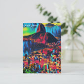 Rio de Janeiro, Pão de Açúcar /City  View Art ポストカード (スタンド正面)