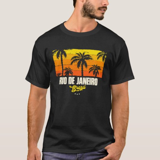 Rio de Janeiro Souvenir  Brazil Reminder Tシャツ (正面)