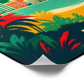 Rio de Janeiro Vintage Travel Poster ポスター (角)