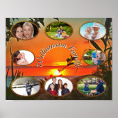 Rio Pitillal Family Photo Collage 2009 Art Print ポスター (正面)