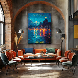 Rio Radiance - Christ the Redeemer Reflections ポスター