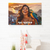 RIO ROCKS - LOVE FROM LATIN AMERICA 横断幕 (インサイチュ)