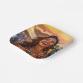 RIO ROCKS - RIO DE JANEIRO - BRAZIL ペーパープレート (傾斜あり)