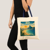 Rio Travel Poster Tote Bag トートバッグ (正面(商品))