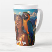 RIO - WE LOVE RIO - カフェラテマグ (右アングル)