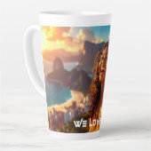 RIO - WE LOVE RIO - カフェラテマグ (左アングル)