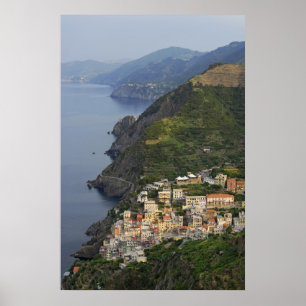 RiomaggioreとCinque Terre,イタリア ポスター