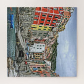 Riomaggiore，イタリア – Cinque Terre - 20x20 - 676 pc ジグソーパズル (横)