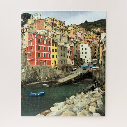 Riomaggiore, Italia - the Cinque Terre -16x20インチ ジグソーパズル (縦)