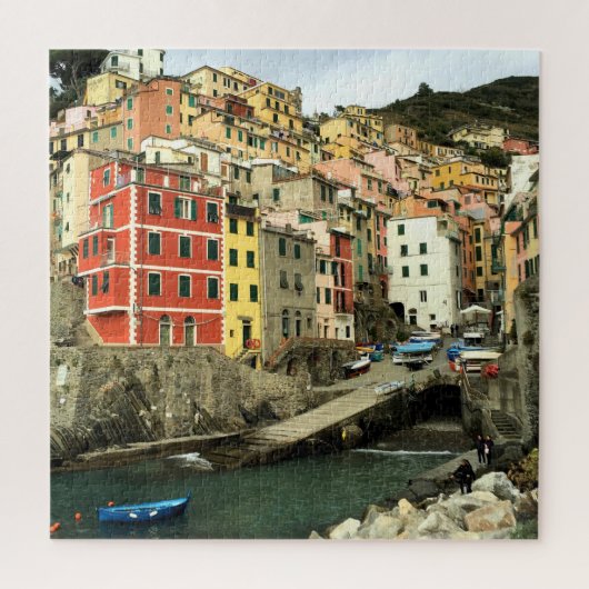 Riomaggiore, Italia - the Cinque Terre -20x20インチ ジグソーパズル (縦)