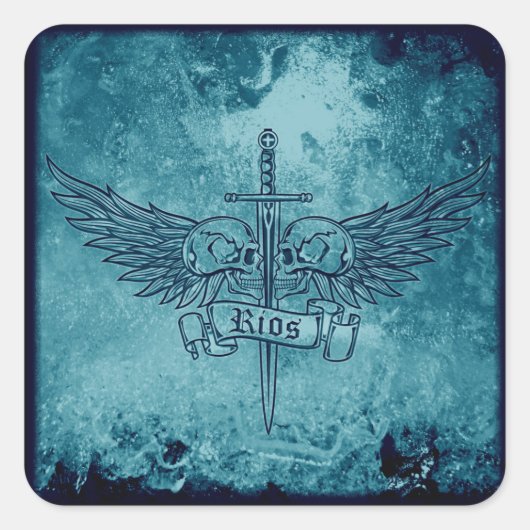 Riosロゴシール スクエアシール (正面)