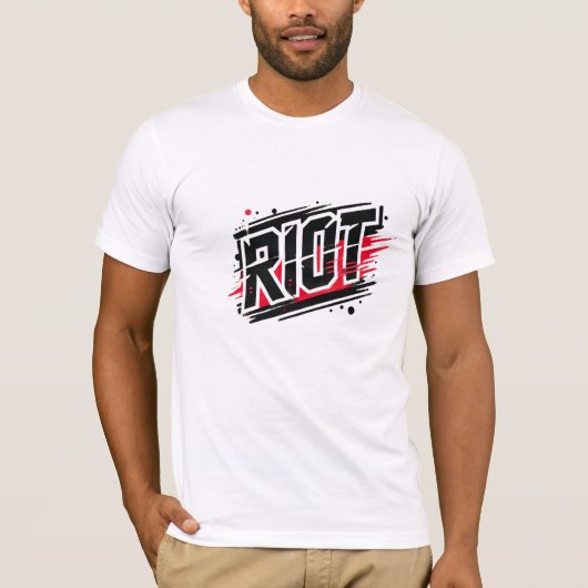 RIOT – 反乱軍スタイル?? Tシャツ (正面)