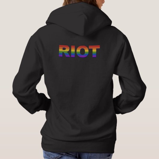 Riot. lgbt パーカ (裏面)