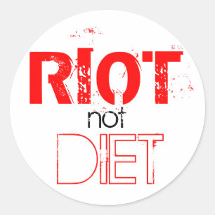 RIOT notダイエット ラウンドシール
