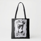 Riot Purrul Girl Epic Punk Vibes Cool Cat Design トートバッグ (正面)