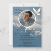 RIPおもしろい青少年30歳の誕生日パーティー葬儀 招待状 (正面)