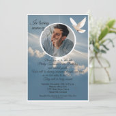 RIPおもしろい青少年30歳の誕生日パーティー葬儀 招待状 (スタンド正面)